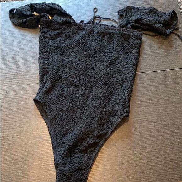 NWT Nightcap Bridget Black One Piece Swim Bodysuit S - Picture 7 of 7